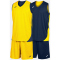 JOMA Kansas Basketballtrikot + Shorts Set 339 - marineblau/gelb S
