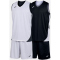 JOMA Kansas Basketballtrikot + Shorts Set 102 - schwarz/weiß S