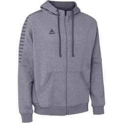 Select Torino Kapuzen-Sweatjacke Grau 3XL
