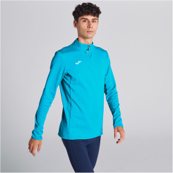 JOMA Combi Running 1/2-Zip Laufshirt 010 - türkis fluor XL