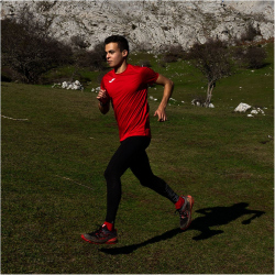JOMA Record II Monocolor Laufshirt Kinder 600 - rot 152