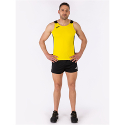 JOMA Record II ärmelloses Laufshirt Kinder 901 - gelb/schwarz 152