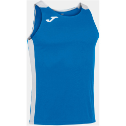 JOMA Record II ärmelloses Laufshirt Kinder 702 - royalblau/weiß 152