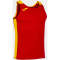 JOMA Record II ärmelloses Laufshirt Kinder 609 - rot/gelb 152