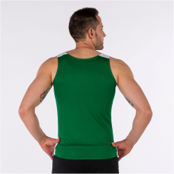 JOMA Record II ärmelloses Laufshirt Kinder 452 - grün/weiß 152
