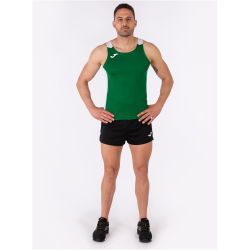 JOMA Record II ärmelloses Laufshirt Kinder 452 - grün/weiß 152