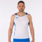 JOMA Record II ärmelloses Laufshirt Kinder 207 - weiß/royalblau 128/140