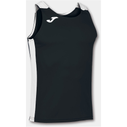 JOMA Record II ärmelloses Laufshirt Kinder 102 - schwarz/weiß 152