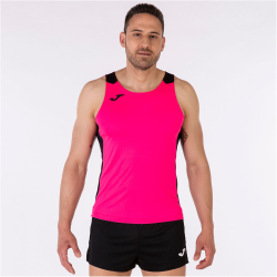 JOMA Record II ärmelloses Laufshirt Kinder 031 - neonrosa 152