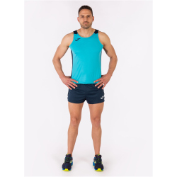 JOMA Record II ärmelloses Laufshirt Kinder 013 - neontürkis 152