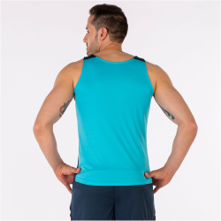 JOMA Record II ärmelloses Laufshirt Kinder 013 - neontürkis 152