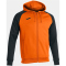 JOMA Academy IV Kapuzen-Trainingsjacke Kinder 881 - orange/schwarz 92