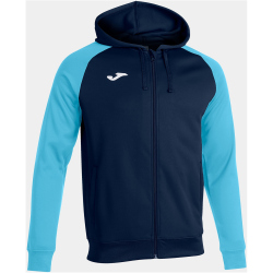 JOMA Academy IV Kapuzen-Trainingsjacke Kinder 342 - marineblau/türkis 92