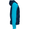 JOMA Academy IV Kapuzen-Trainingsjacke 342 - marineblau/türkis S
