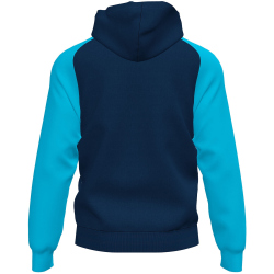 JOMA Academy IV Kapuzen-Trainingsjacke 342 - marineblau/türkis M