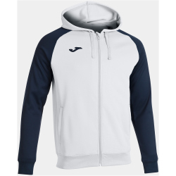 JOMA Academy IV Kapuzen-Trainingsjacke 203 - weiß/marineblau M