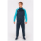 JOMA Academy IV Trainingsanzug 342 - marineblau/türkis L