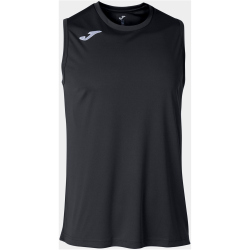 JOMA Combi ärmelloses Basketballshirt Kinder 100 - schwarz 128/140