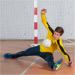 JOMA Academy langarm Trikot 901 - gelb/schwarz S