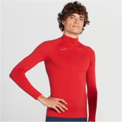 JOMA Brama Classic langarm Thermoshirt 600 - rot S/M