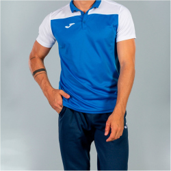 JOMA Combi Poloshirt Kinder 702 - royalblau/weiß 104