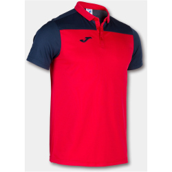 JOMA Combi Poloshirt 603 - rot/marineblau S