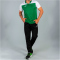 JOMA Combi Poloshirt 452 - grün/weiß S