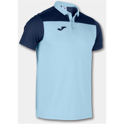 JOMA Combi Poloshirt 353 - himmelblau/marineblau S