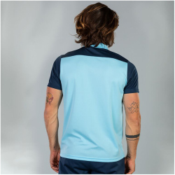 JOMA Combi Poloshirt 353 - himmelblau/marineblau S