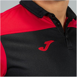 JOMA Combi Poloshirt 106 - schwarz/rot S