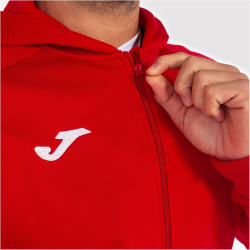 JOMA Menfis Kapuzen-Trainingsjacke Kinder 600 - rot 104