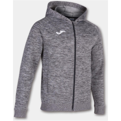 JOMA Menfis Kapuzen-Trainingsjacke Kinder 150 - dunkelgrau/meliert 116