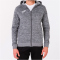 JOMA Menfis Kapuzen-Trainingsjacke Kinder 150 - dunkelgrau/meliert 116