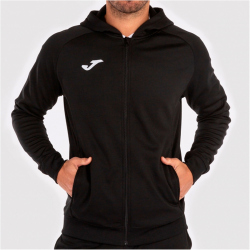 JOMA Menfis Kapuzen-Trainingsjacke Kinder 100 - schwarz 116