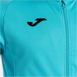 JOMA Menfis Kapuzen-Trainingsjacke Kinder 010 - türkis fluor 116