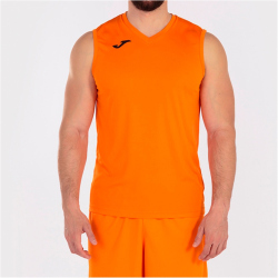 JOMA Combi ärmelloses Trainingsshirt Kinder 880 - orange 128/140
