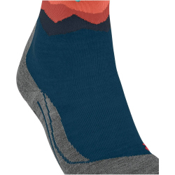 FALKE Crest Trekkingsocken Damen 6206 - turquoise 35-36