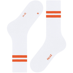 FALKE Dynamic Retro-Socken 2082 - white hibiscus 42-43