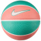 NIKE Swoosh Skills Basketball 831 - apricot agate/white/washed teal/white 3