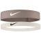 2er Pack NIKE Flex Headband Damen 253 - mink brown/sail/white