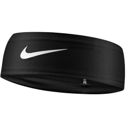 NIKE Dri-FIT Fury Classic Stirnband 027 - black/white/white