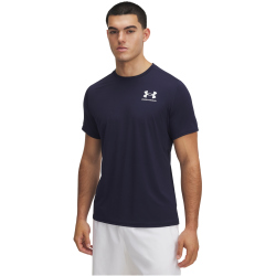 UNDER ARMOUR Heatgear Fitted Trainingsshirt Herren 410 - midnight navy/white S