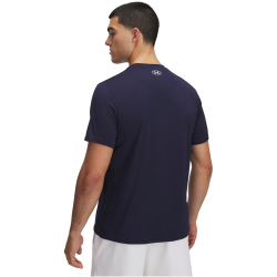 UNDER ARMOUR Heatgear Fitted Trainingsshirt Herren 410 - midnight navy/white S