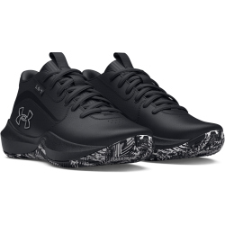 UNDER ARMOUR GS Lockdown 7 Basketballschuhe Kinder 004 - black/black/metallic silver 36.5