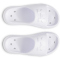 UNDER ARMOUR Locker V Slides Badelatschen Damen 100 - white/white/white 36.5