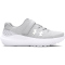 UNDER ARMOUR Surge 4 AC Laufschuhe Mädchen 100 - halo gray/white 27.5
