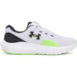 UNDER ARMOUR Surge 4 Laufschuhe Herren 109 - white/hyper green/black 43