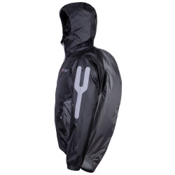 FOR.BICY Lady Jacpack Medium 2in1 Jacke + Rucksack Black/Castelrock S