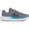 UNDER ARMOUR Assert 10 Laufschuhe Jungen 024 - titan gray/electric blue/black 38.5