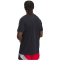 UNDER ARMOUR Icon Heavyweight Taping T-Shirt Herren 001 - black/white XS